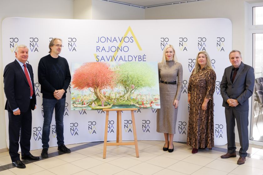 Jonavoje ant ligoninės sienos perkels R.Januškevičiaus paveikslą