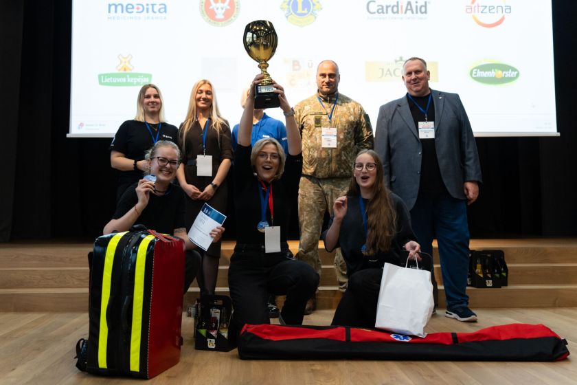 Kaune vyko Tarptautinės aukštųjų ir profesinių mokyklų pirmosios pagalbos varžybos