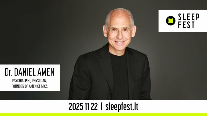 „Sleep Fest“ konferencijoje: psichinės sveikatos superžvaigždė Dr. Daniel Amen – gydytoju pasitiki Kardashian seserys, Justin Bieber ir Bella Hadid